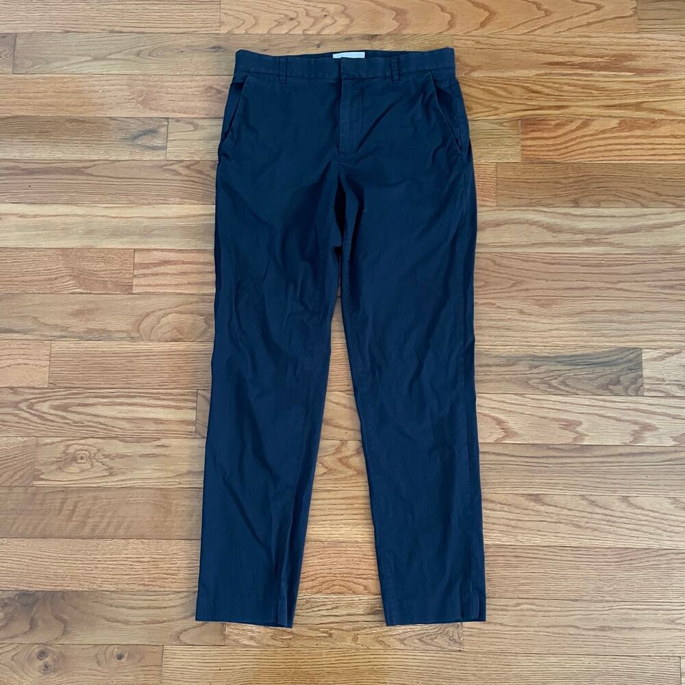 Everlane Pants Mens 30x30 Blue Cotton Blend Straight Leg Casual Chino Trousers